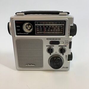Sangean FR300 AM FM TV Weather Receiver Dynamo Rechargeable Power